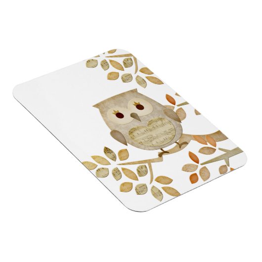 Magnet Flexible Aimant Flexi Premium de Chouette d'arbre musicale (Côté Droit)