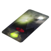 Magnet Flexible Aimant Flexi Premium Illuminati Pyramide et UFO (Côté Gauche)