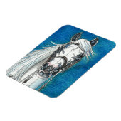 Magnet Flexible Aimant Flexi Premium pour cheval andalou (Côté Gauche)