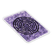 Magnet Flexible Aimant flexible 3x4 LABYRINTH VI - Blanc (Côté Droit)