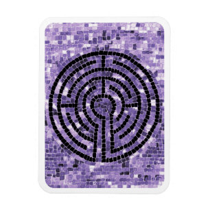 Magnet Flexible Aimant flexible 3x4 LABYRINTH VI - Blanc