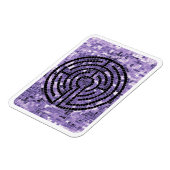 Magnet Flexible Aimant flexible 3x4 LABYRINTH VI - Blanc (Côté Gauche)