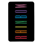 Magnet Flexible Aimant flexible 4x6 / Noir (Vertical)