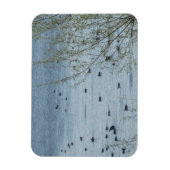 Magnet Flexible Aimant flexible aux oiseaux du lac (Vertical)