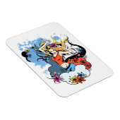 Magnet Flexible Aimant flexible avec image de fille dansante (Côté Droit)