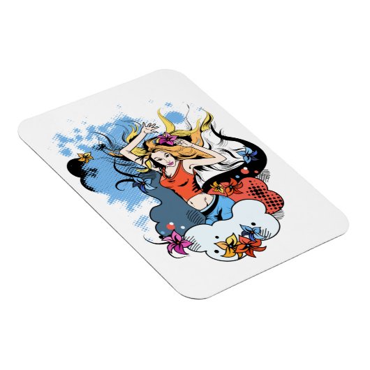 Magnet Flexible Aimant flexible avec image de fille dansante (Côté Droit)