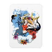 Magnet Flexible Aimant flexible avec image de fille dansante (Vertical)