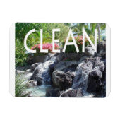 Magnet Flexible Aimant flexible cascade pour lave-vaisselle "propr (Horizontal)