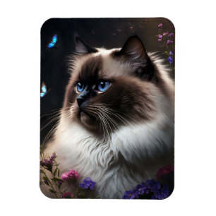 Magnet Flexible Aimant flexible Chat Birman Whimsical