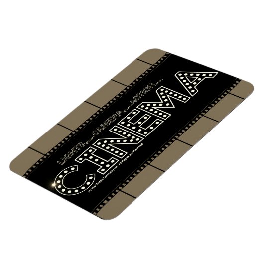 Magnet Flexible *Aimant flexible CINEMA* (Côté Gauche)