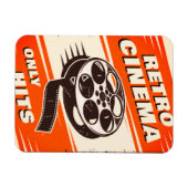 Magnet Flexible Aimant flexible "CINÉMA Rétro" (Horizontal)