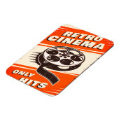 Magnet Flexible Aimant flexible "CINÉMA Rétro" (Côté Gauche)