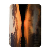 Magnet Flexible Aimant flexible Coucher de soleil sur le lac Igels (Vertical)