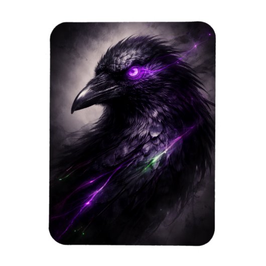 Magnet Flexible Aimant flexible Dark Bloom Raven (Vertical)