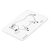Magnet Flexible Aimant flexible d'art populaire Bull (Côté Gauche)