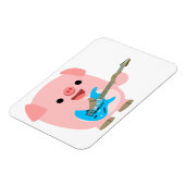 Magnet Flexible Aimant flexible de cochon de dessin mignon de Rock (Côté Gauche)