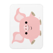 Magnet Flexible Aimant flexible de porc à cartons courts mignons (Vertical)