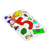 Magnet Flexible Aimant flexible de quatre à cinq (Côté Droit)