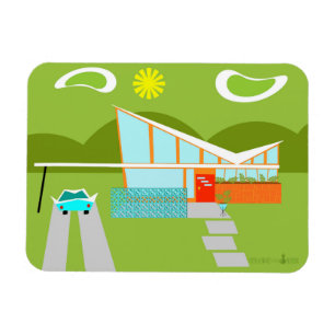 Magnet Flexible Aimant flexible de rétro Chambre de Palm Springs