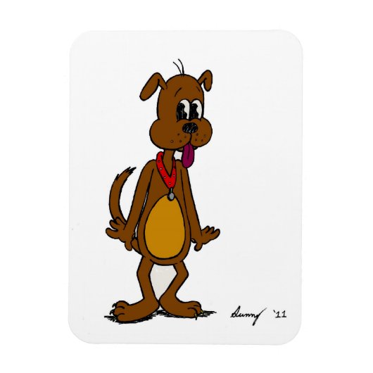 Magnet Flexible Aimant flexible Doggy Toon (Vertical)
