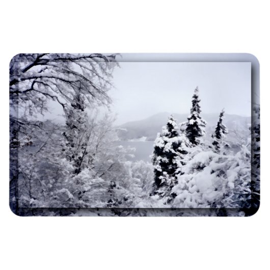 Magnet Flexible Aimant flexible du lac Nojiri (Horizontal)