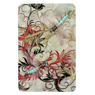 Magnet Flexible Aimant flexible Flexible Rouge Dragonfly Aqua