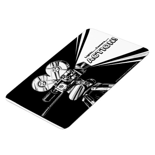 Magnet Flexible Aimant flexible graphique de caméra (Côté Gauche)