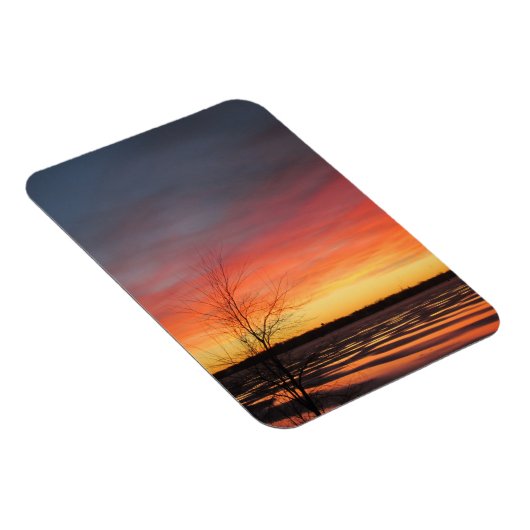 Magnet Flexible Aimant flexible Ice Lake Sunset (Côté Droit)