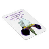 Magnet Flexible Aimant flexible Iris violet et blanc (Côté Droit)