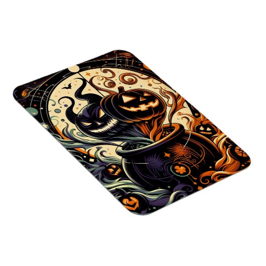 Magnet Flexible Aimant flexible Jack O'lanterne maléfique (Côté Droit)