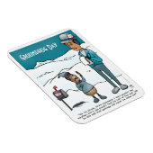 Magnet Flexible Aimant flexible Jour de marmotte (Côté Droit)