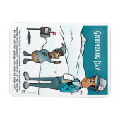 Magnet Flexible Aimant flexible Jour de marmotte (Horizontal)