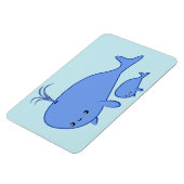Magnet Flexible Aimant flexible Kawaii Baby Whale et Mama Whale (Côté Gauche)