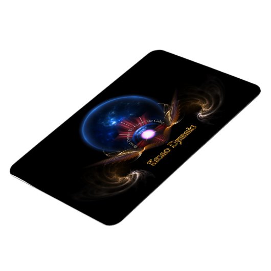 Magnet Flexible Aimant flexible Krono Dynamic Fractal Art (Côté Gauche)