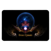 Magnet Flexible Aimant flexible Krono Dynamic Fractal Art (Horizontal)