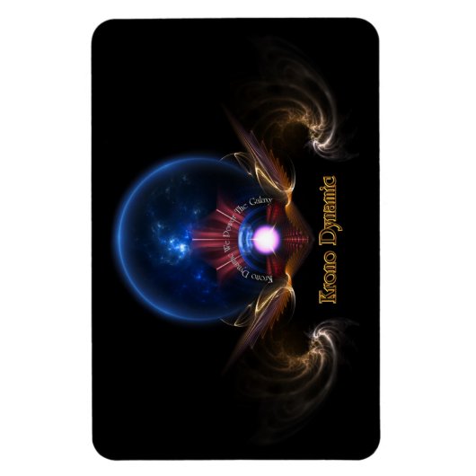 Magnet Flexible Aimant flexible Krono Dynamic Fractal Art (Vertical)