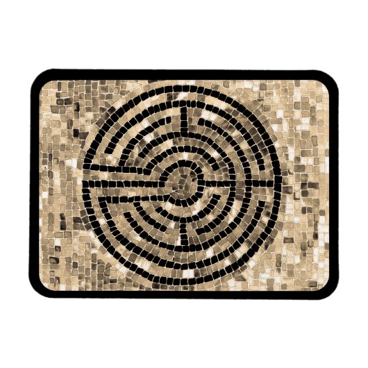 Magnet Flexible Aimant flexible LABYRINTH V 3x4 - Noir (Horizontal)