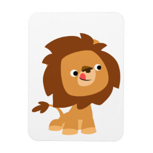Magnet Flexible Aimant flexible Lion Cartoon Cute Greedy