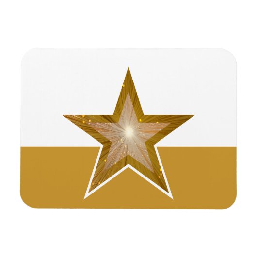 Magnet Flexible Aimant flexible "Or" Star (Horizontal)