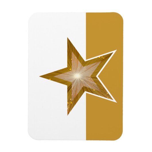 Magnet Flexible Aimant flexible "Or" Star (Vertical)