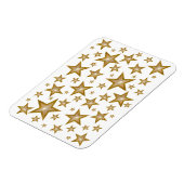 Magnet Flexible Aimant flexible "Or" Stars blanc (Côté Gauche)