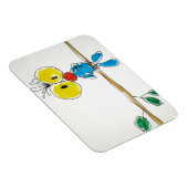 Magnet Flexible Aimant flexible « Petit oiseau ». (Côté Droit)