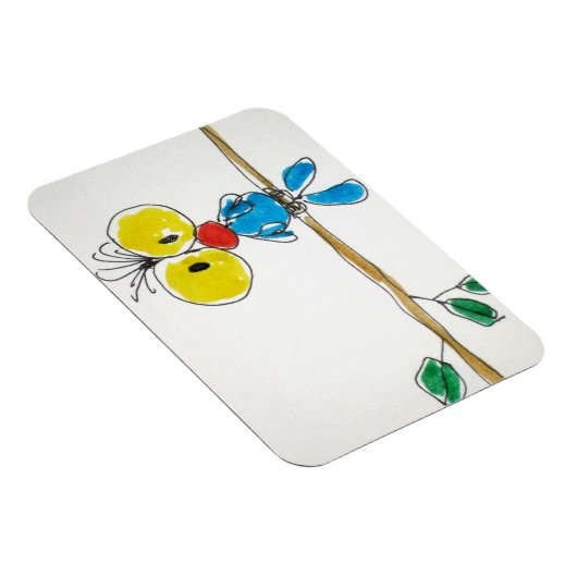 Magnet Flexible Aimant flexible « Petit oiseau ». (Côté Droit)