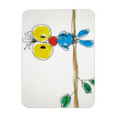 Magnet Flexible Aimant flexible « Petit oiseau ». (Vertical)