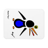 Magnet Flexible Aimant flexible pingouin Abstrait (Horizontal)