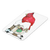 Magnet Flexible Aimant flexible pour les oiseaux cardinaux de Noël (Côté Gauche)
