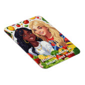 Magnet Flexible Aimant flexible pour manger sainement (Côté Droit)