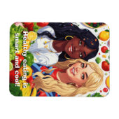 Magnet Flexible Aimant flexible pour manger sainement (Horizontal)