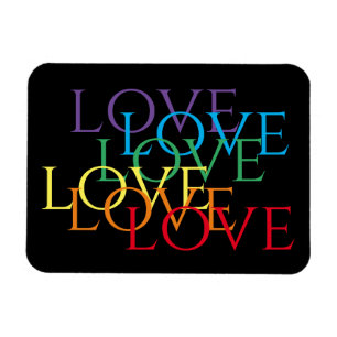 Magnet Flexible Aimant flexible RAINBOW LOVE II 3x4