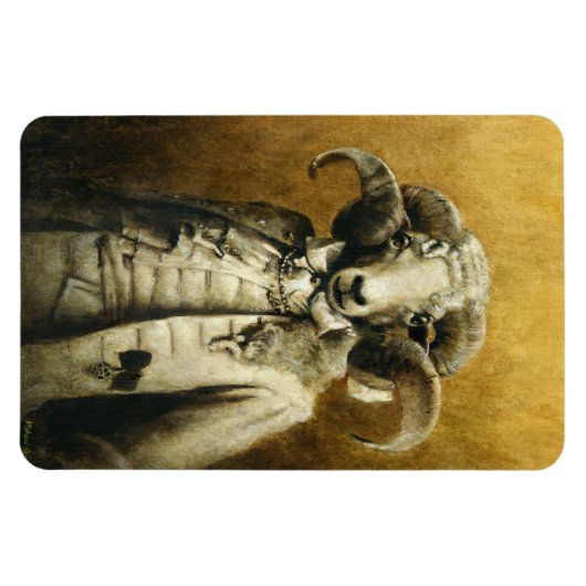 Magnet Flexible Aimant flexible Rococo Ram (Horizontal)